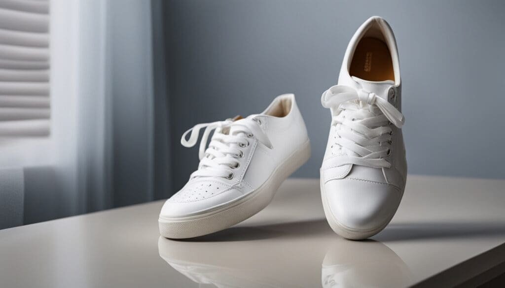 how to clean white shoes