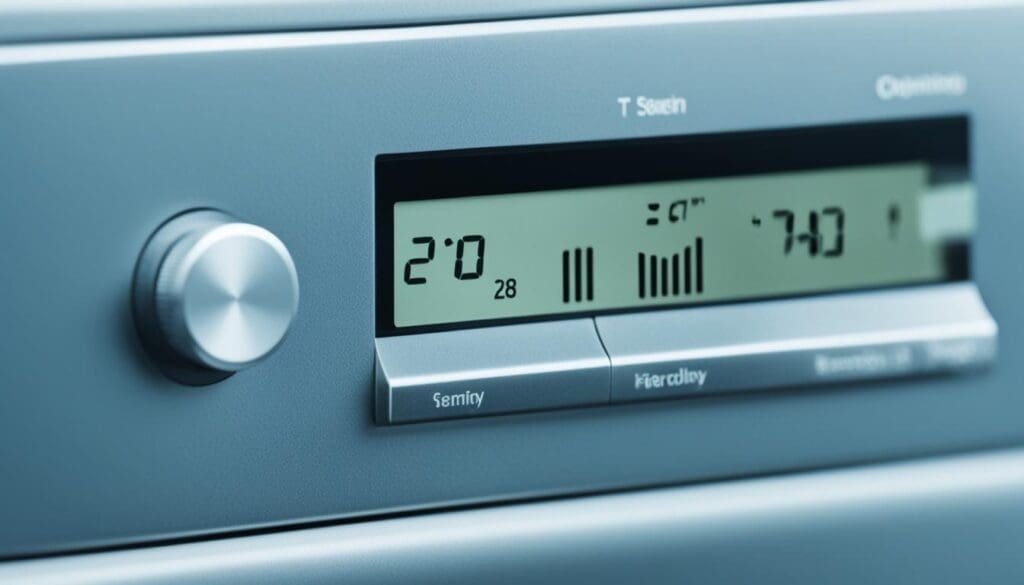 Refrigerator Temperature Control Panel