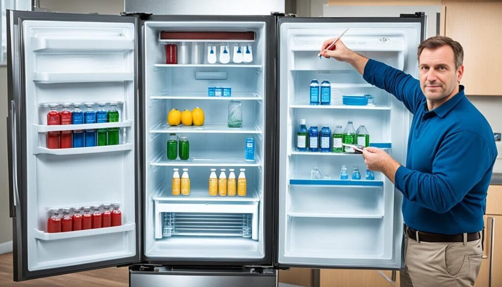 how do you fix a warm fridge and cold freezer